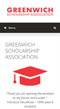 Mobile Screenshot of greenwichscholarship.org